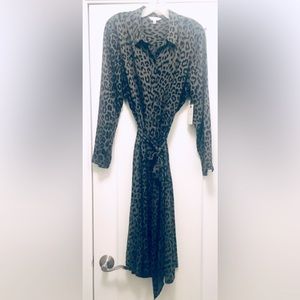 Cheetah Print Shirtdress